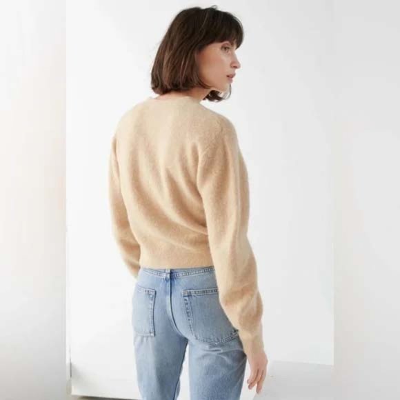 And Other Stories wool blend vneck cardigan, small - Picture 16 of 16